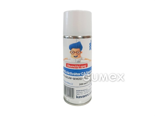 Aktivator CA, KAVAN PRO, Spray 200ml, Beschleuniger für die Aushärtung von Cyanacrylat-Klebstoffen, 